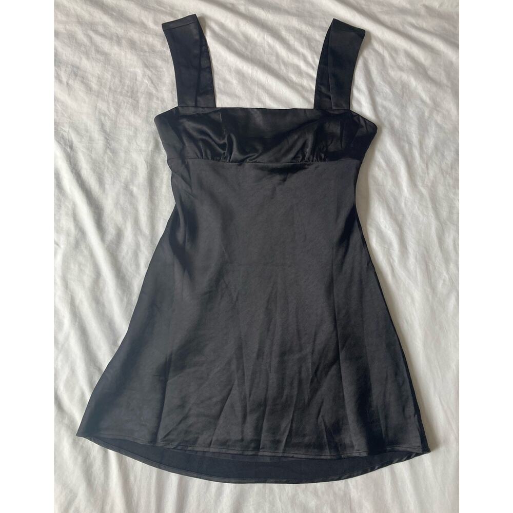 NEW Princess Polly Radioactive Bias Cut Satin Mini Cocktail Party Dress - US 8 - Picture 3 of 13